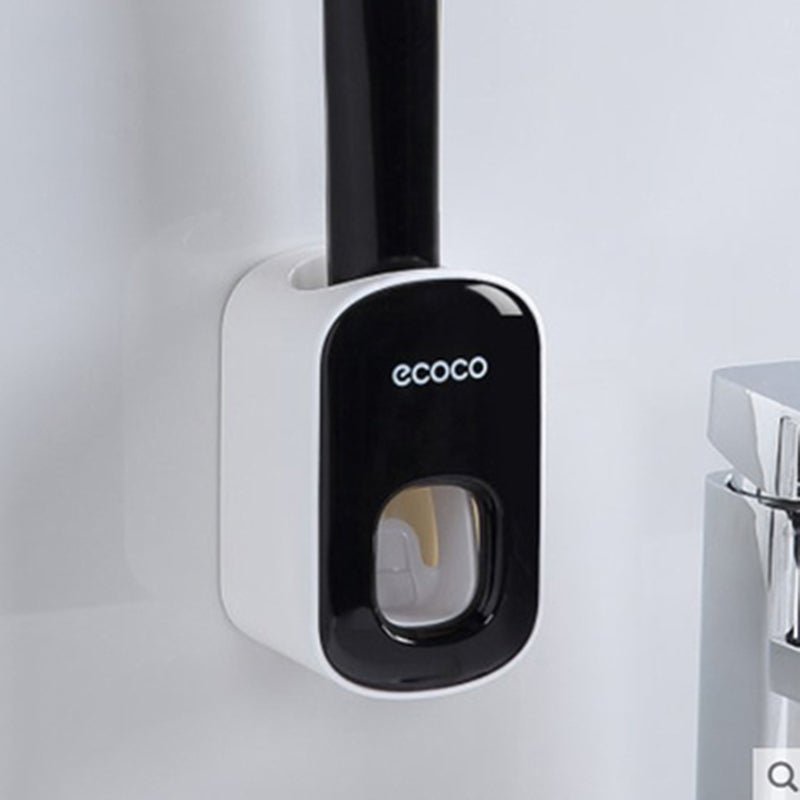 Distributeur Automatique de Dentifrice Mural avec Support et Accessoires de Salle de Bain - IVOIRART.COM