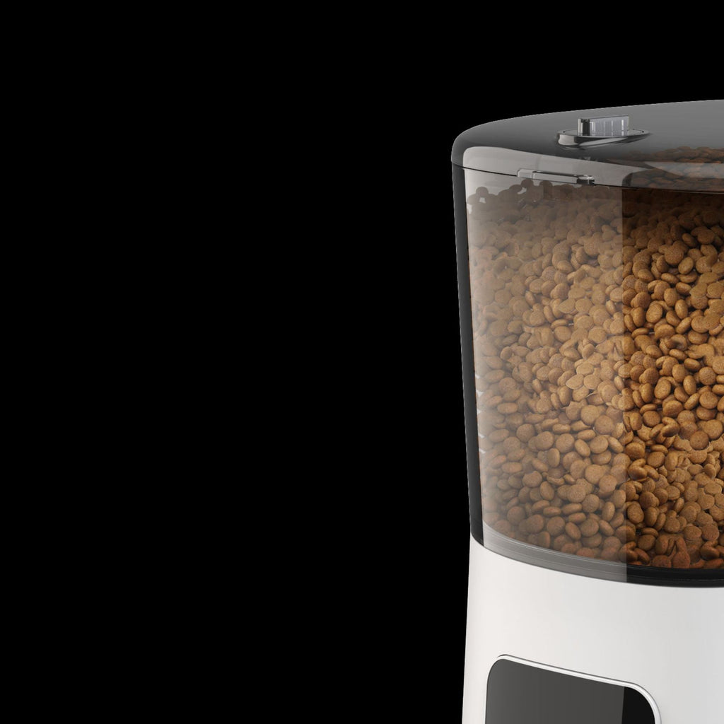 Distributeur automatique de nourriture pour animaux, design moderne et facile à nettoyer - IVOIRART.COM