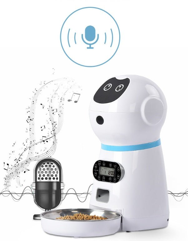 Distributeur automatique de nourriture pour animaux domestiques - alimentation contrôlée et programmable - IVOIRART.COM