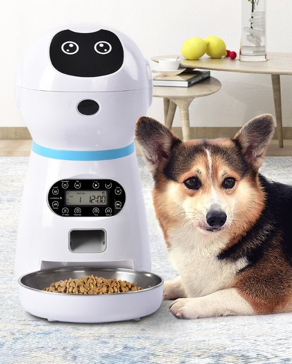 Distributeur automatique de nourriture pour animaux domestiques - alimentation contrôlée et programmable - IVOIRART.COM