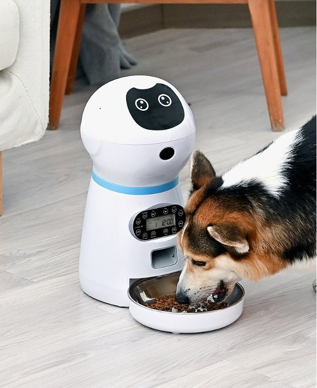 Distributeur automatique de nourriture pour animaux domestiques - alimentation contrôlée et programmable - IVOIRART.COM