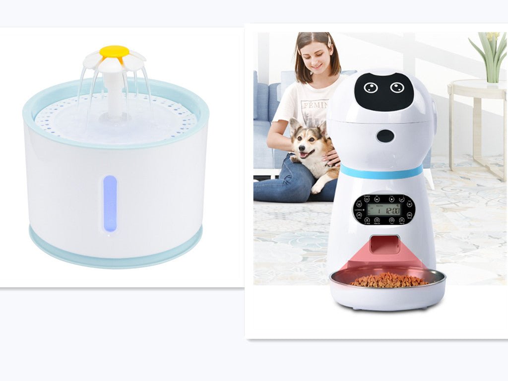 Distributeur automatique de nourriture pour animaux domestiques - alimentation contrôlée et programmable - IVOIRART.COM