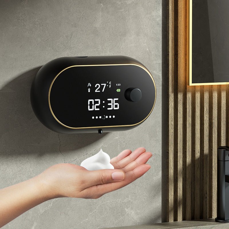 Distributeur Automatique de Savon Moussant Mural avec Alimentation USB 500ml - IVOIRART.COM