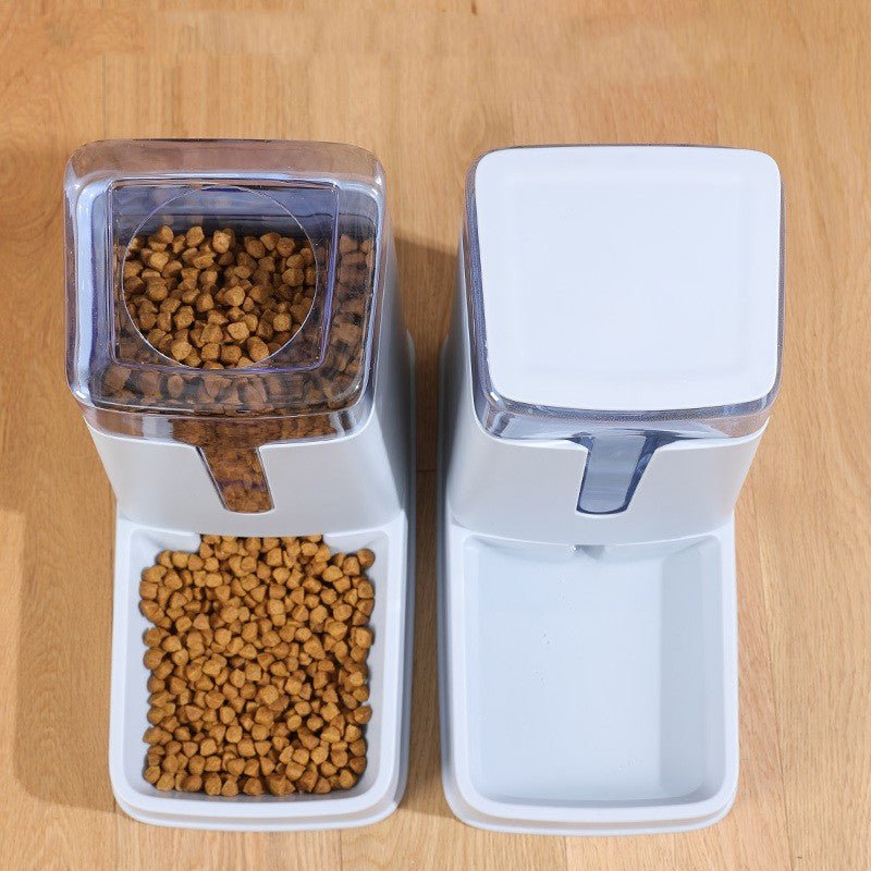 Distributeur Automatique Double Gamelle pour Eau et Nourriture pour Animaux - IVOIRART.COM