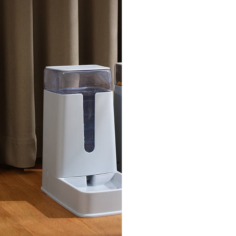 Distributeur Automatique Double Gamelle pour Eau et Nourriture pour Animaux - IVOIRART.COM