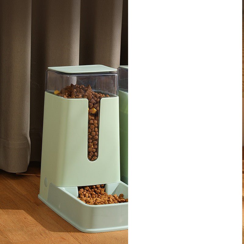 Distributeur Automatique Double Gamelle pour Eau et Nourriture pour Animaux - IVOIRART.COM