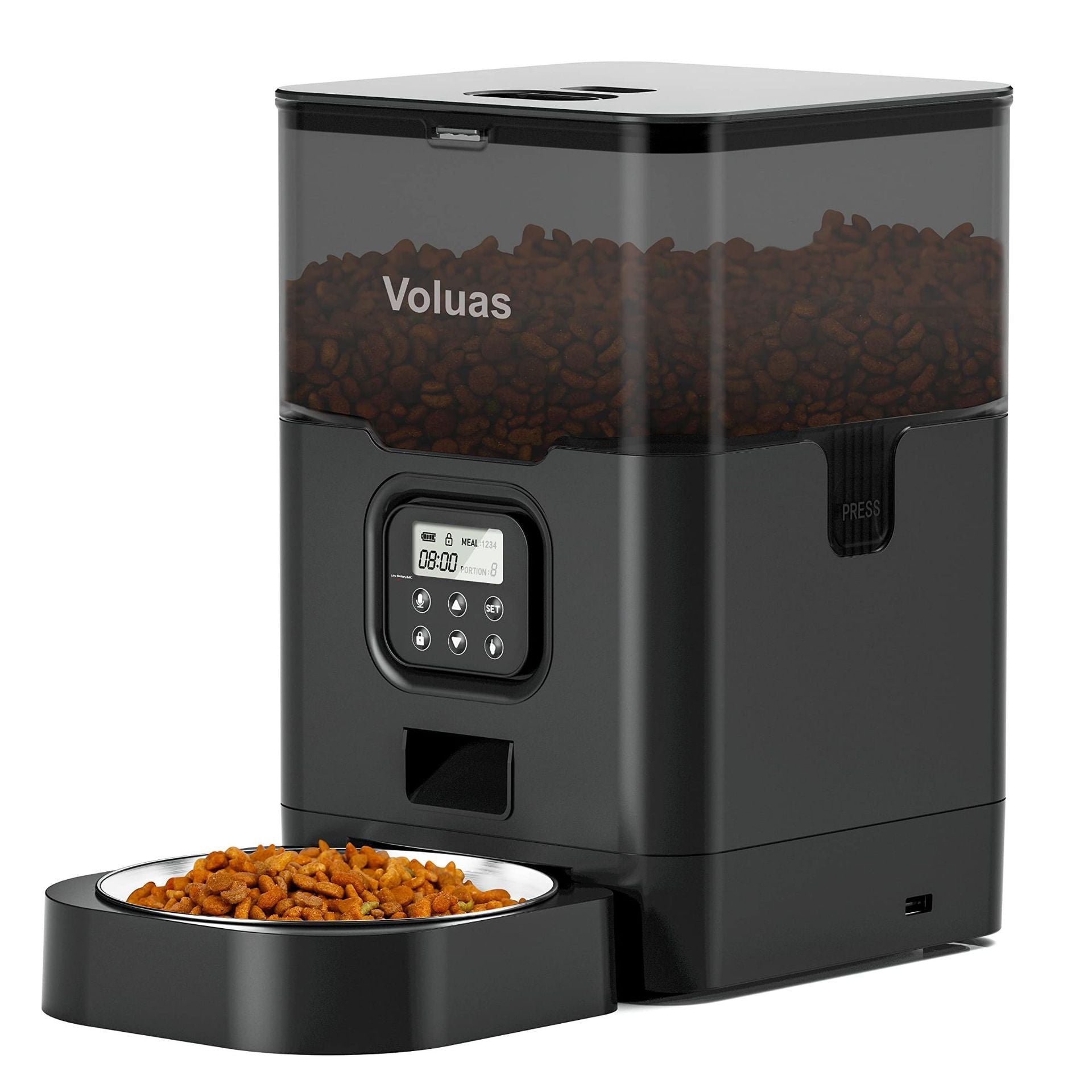 Distributeur Automatique Double Repas Intelligent pour Animaux Domestiques - IVOIRART.COM