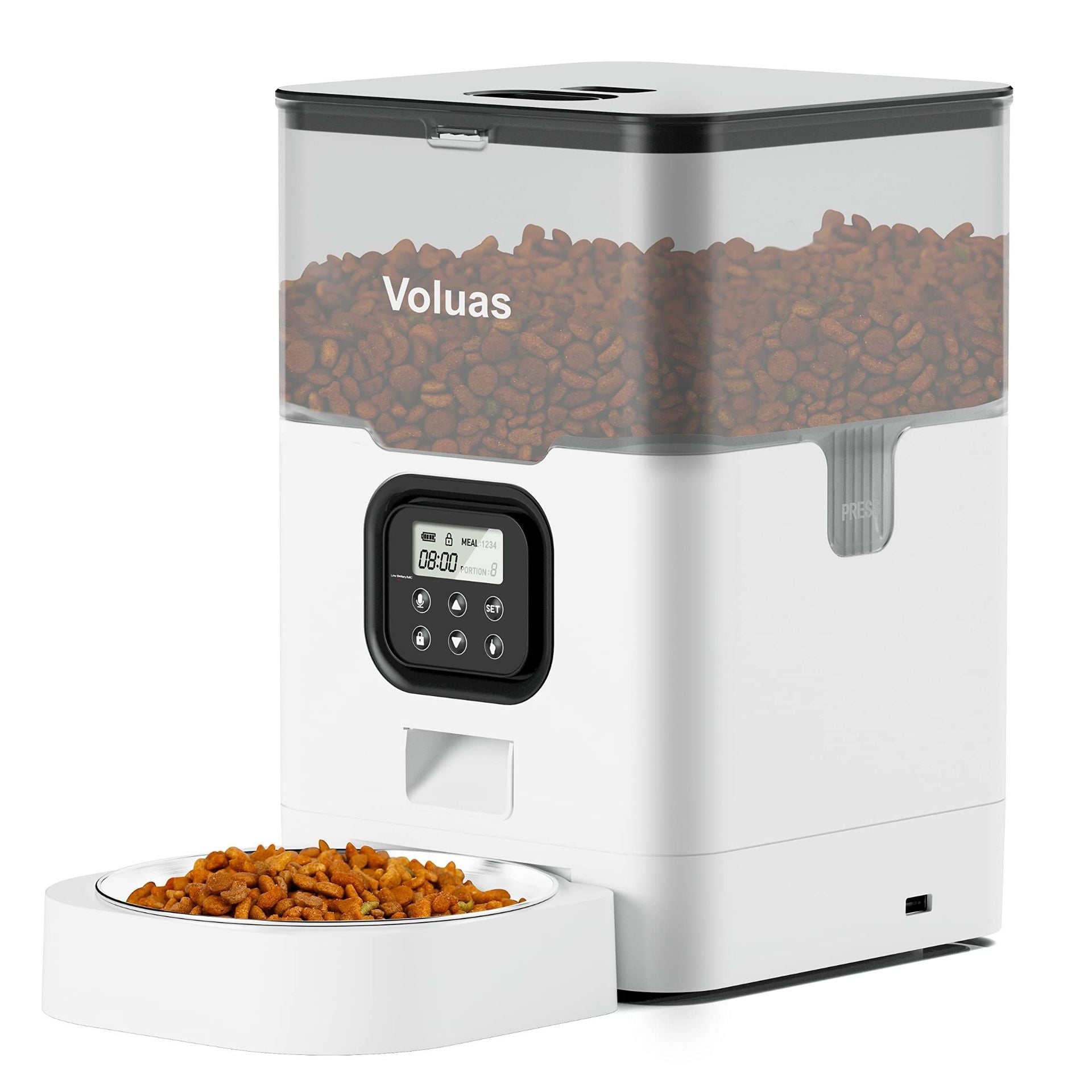 Distributeur Automatique Double Repas Intelligent pour Animaux Domestiques - IVOIRART.COM