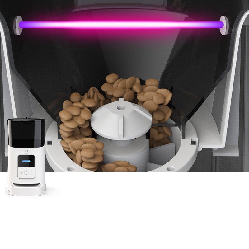 Distributeur automatique intelligent pour animaux de compagnie, design élégant et fonctionnalités avancées - IVOIRART.COM