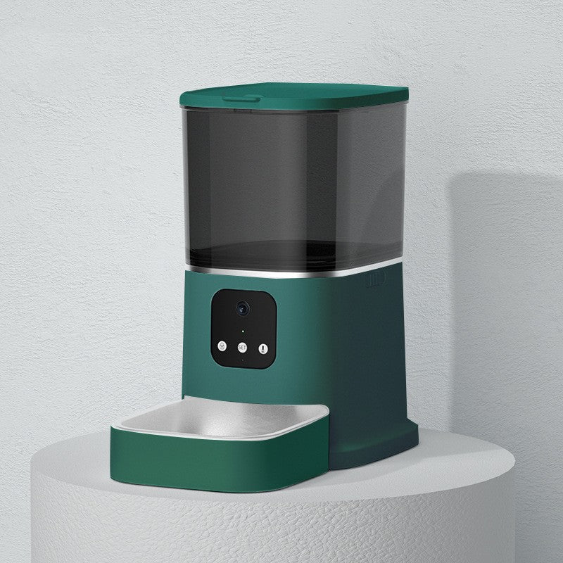 Distributeur automatique pour animaux grande capacité avec enregistreur vocal intelligent, contrôle APP, minuterie, Wi-Fi - IVOIRART.COM
