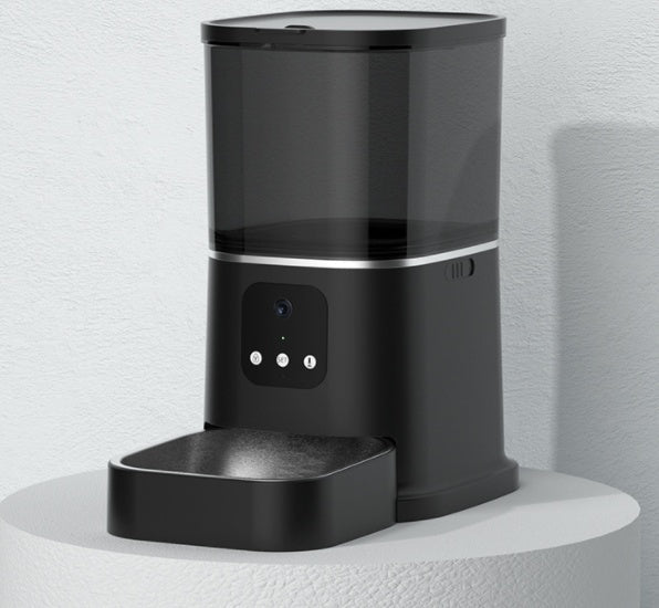 Distributeur automatique pour animaux grande capacité avec enregistreur vocal intelligent, contrôle APP, minuterie, Wi-Fi - IVOIRART.COM