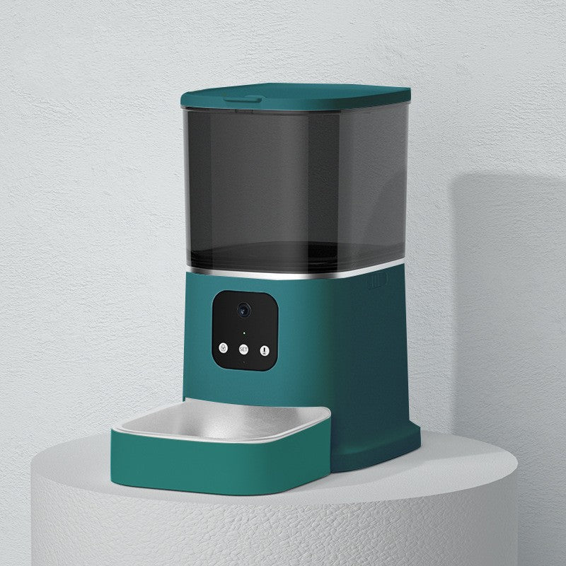 Distributeur automatique pour animaux grande capacité avec enregistreur vocal intelligent, contrôle APP, minuterie, Wi-Fi - IVOIRART.COM