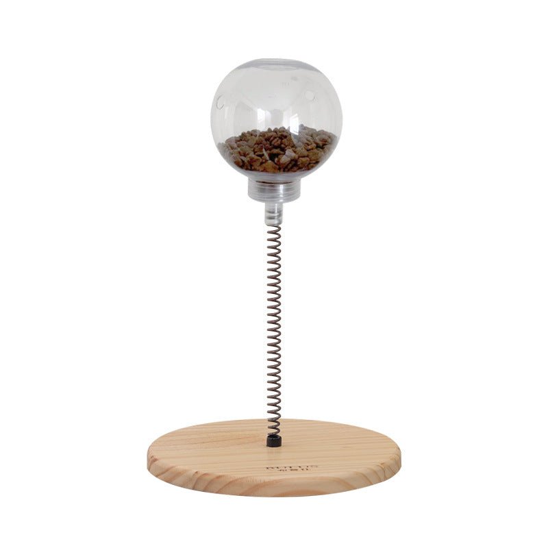 Distributeur de Friandises pour Chat Jouet avec Herbe à Chat et Alimentateur Lent - IVOIRART.COM