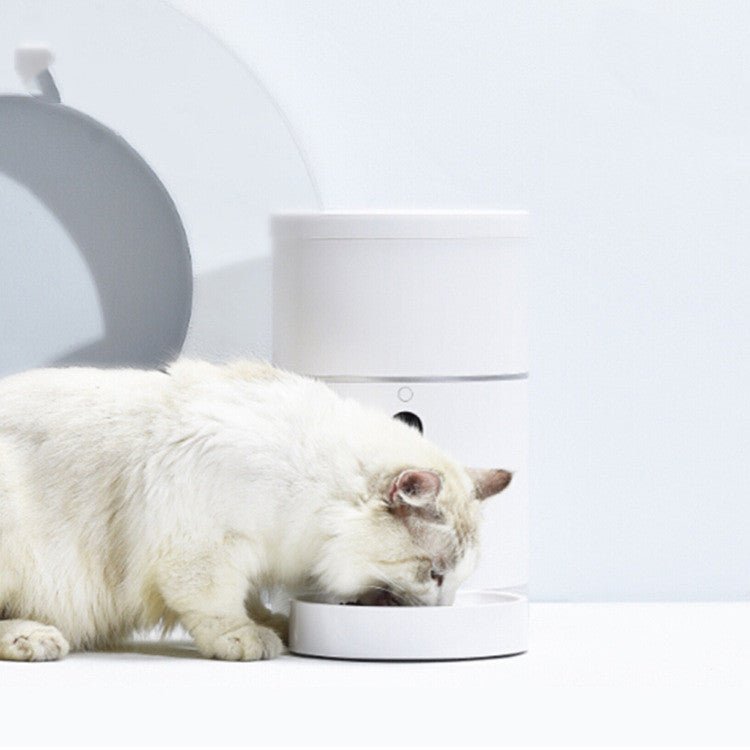 Distributeur de Nourriture Automatique 4L pour Chiens et Chats avec Caméra 1080P et Application - IVOIRART.COM