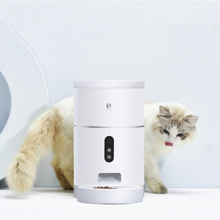 Distributeur de Nourriture Automatique 4L pour Chiens et Chats avec Caméra 1080P et Application - IVOIRART.COM