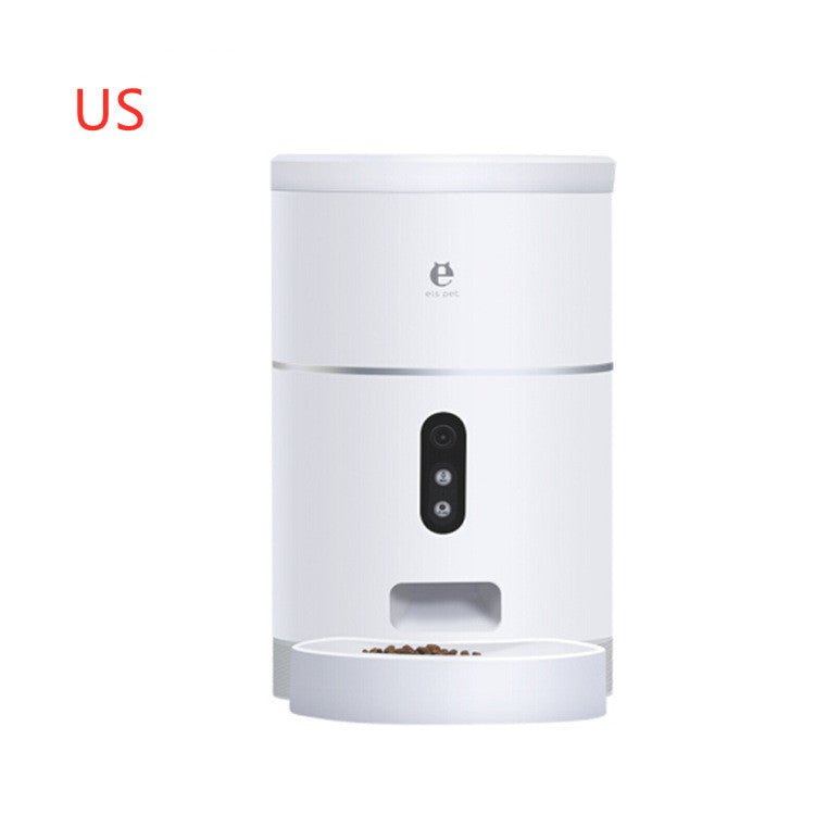 Distributeur de Nourriture Automatique 4L pour Chiens et Chats avec Caméra 1080P et Application - IVOIRART.COM