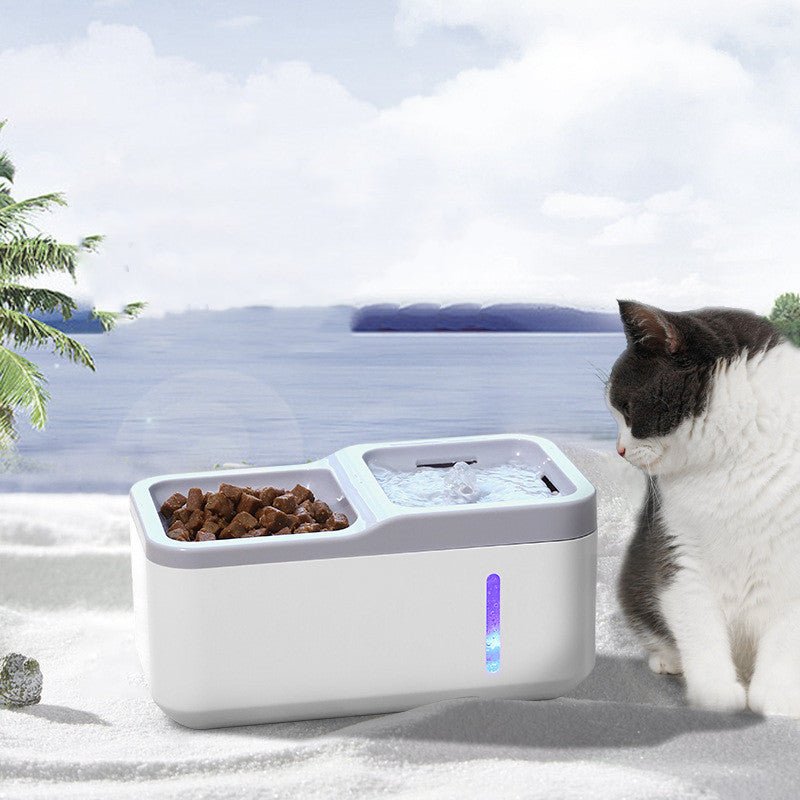 Distributeur d'eau automatique pour chat - réservoir 2,8L, ABS avec adaptateurDC - IVOIRART.COM