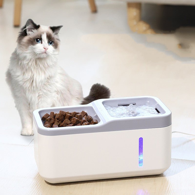 Distributeur d'eau automatique pour chat - réservoir 2,8L, ABS avec adaptateurDC - IVOIRART.COM