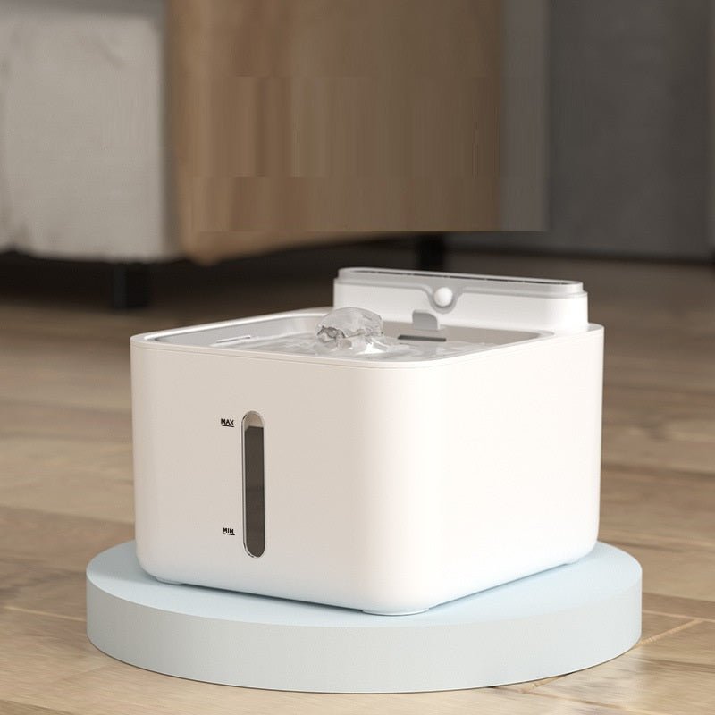 Distributeur d'eau sans fil à induction infrarouge chats et chiens, détachable. - IVOIRART.COM