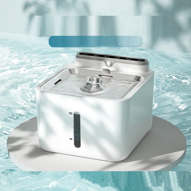 Distributeur d'eau sans fil à induction infrarouge chats et chiens, détachable. - IVOIRART.COM