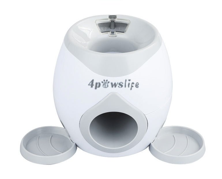 Distributeur Intelligent de Friandises avec Lanceur de Balles de Tennis pour Animaux - IVOIRART.COM