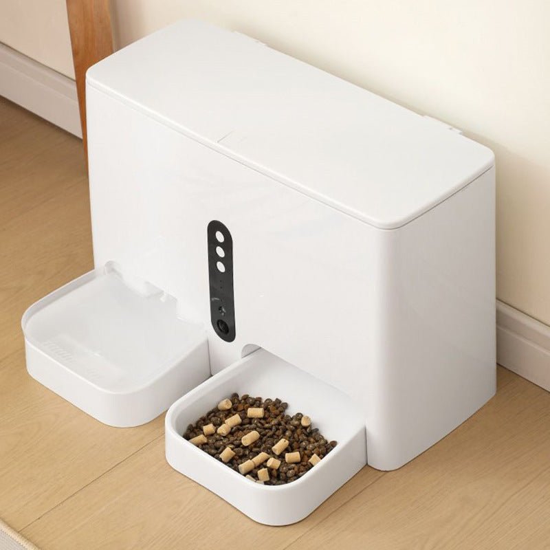 Distributeur Intelligent Tout-en-un pour Animaux — Nourriture et Eau Automatique - IVOIRART.COM