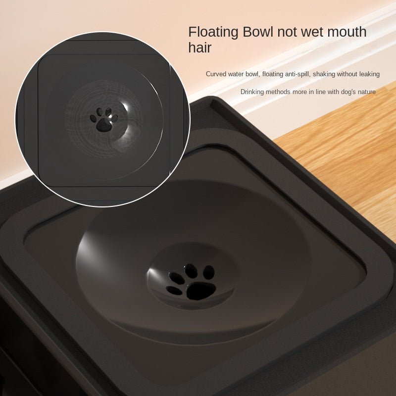 Double Gamelles pour Chiens avec Support en Acier Inoxydable, Hauteur Ajustable, Grand Bol Élevé pour Nourriture et Eau, Accessoires pour Animaux - IVOIRART.COM