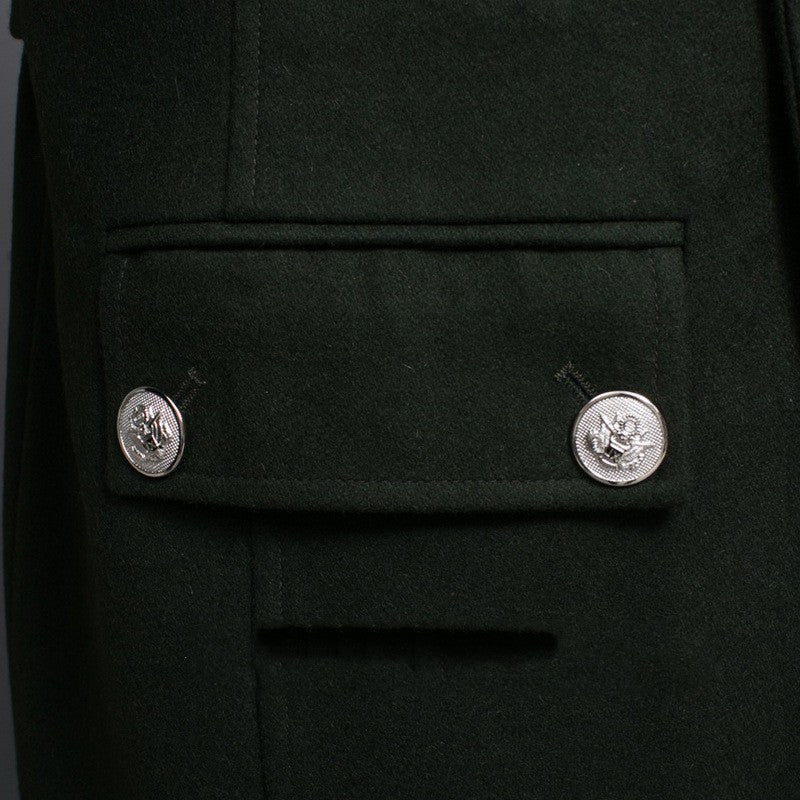 Double-row Retro Woolen Coat Man - IVOIRART.COM
