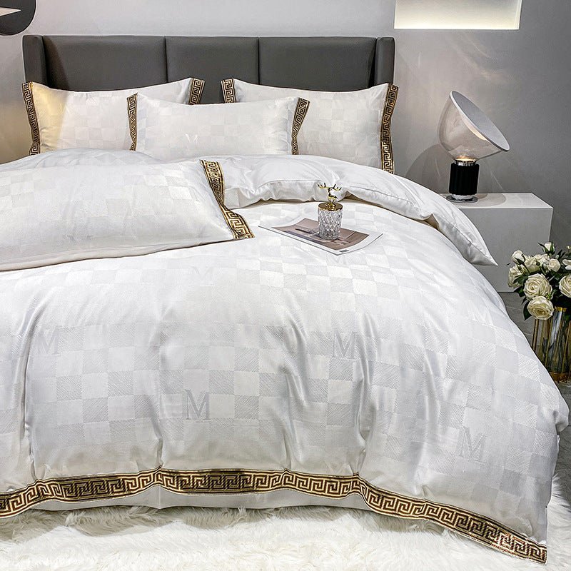 Draps en coton - soie : Drap - housse et housse de couette de luxe pour lit - IVOIRART.COM