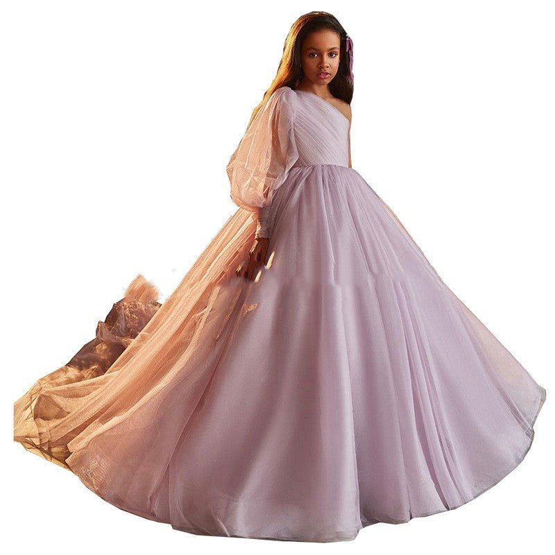 Dress Trailing Puffy Dress - IVOIRART.COM