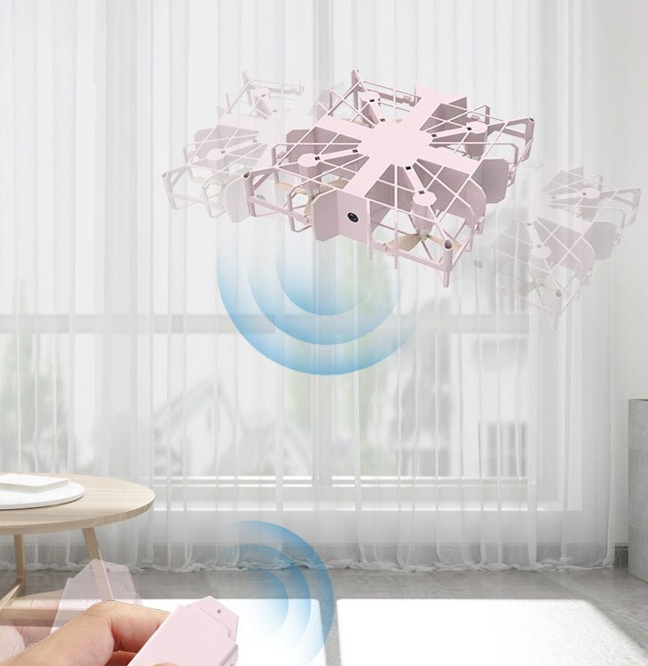 Drone aérien HD multifonction avec ventilateur portable et chargeur intégré - IVOIRART.COM