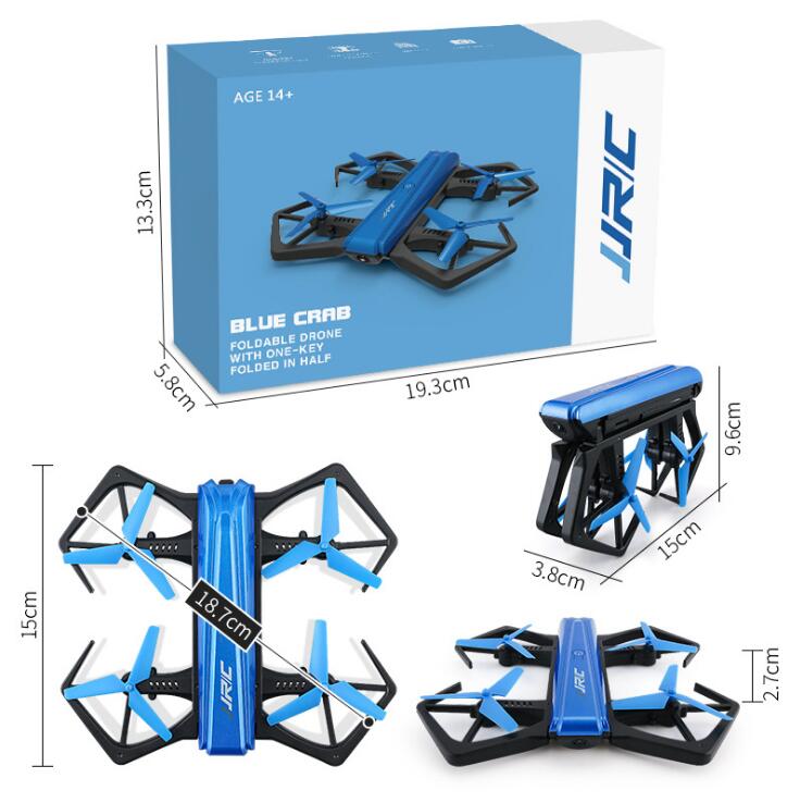 Drone Aérien JJRC H43WH à Quatre Axes avec Repliage Une Touche et WiFi pour Smartphone, Contrôle de Pression d'Air et Vol Stabilisé - IVOIRART.COM