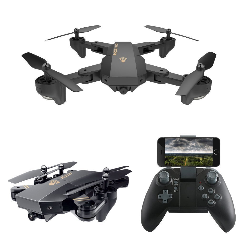 Drone aérien pliable à hauteur fixe - maniabilité avancée et design compact - IVOIRART.COM