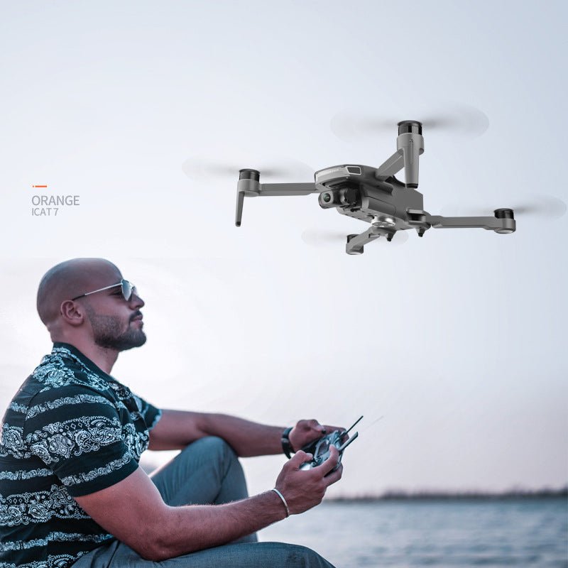 Drone GPS Pliable avec Caméra HD Stabilisée et Stockage, Aircraft Compact - IVOIRART.COM