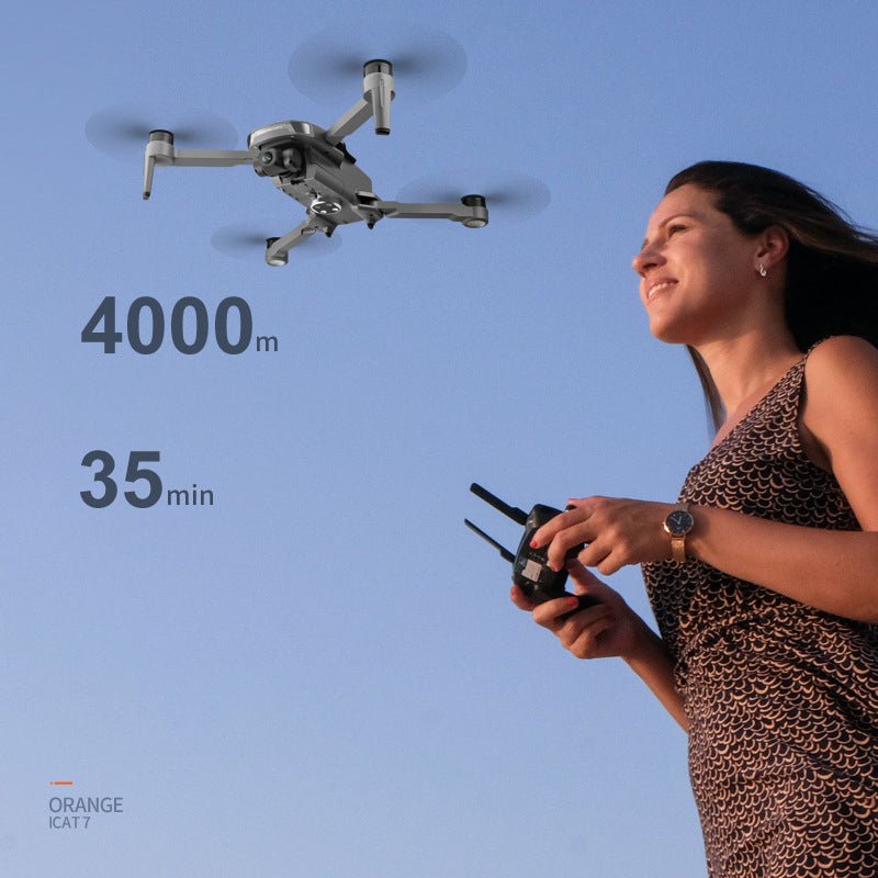 Drone GPS Pliable avec Caméra HD Stabilisée et Stockage, Aircraft Compact - IVOIRART.COM