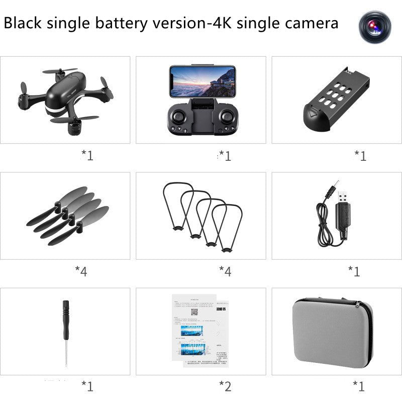 Drone miniature S88 UAV avec caméra 4K HD, télécommande 4 axes, expérience aérienne captivante - IVOIRART.COM
