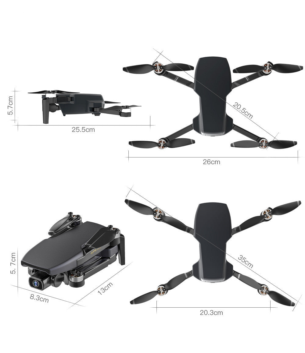 Drone pliable à quatre axes avec télécommande, caméra 4K haute définition - IVOIRART.COM
