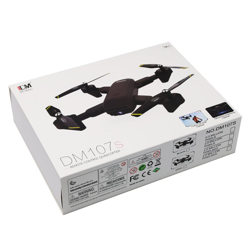 Drone pliable DM107S double caméra 4K HD, positionnement Optical Flow, 6 axes v1 - IVOIRART.COM