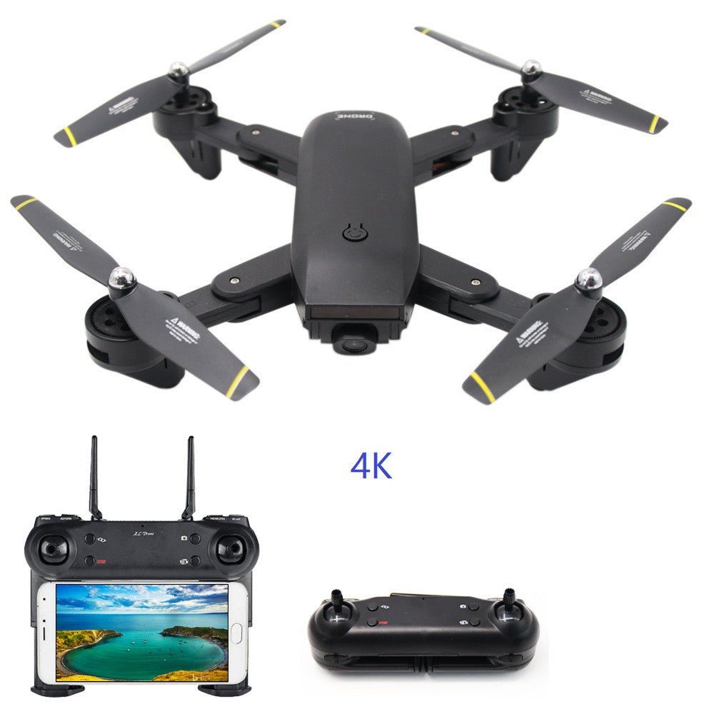 Drone pliable DM107S double caméra 4K HD, positionnement Optical Flow, 6 axes v1 - IVOIRART.COM