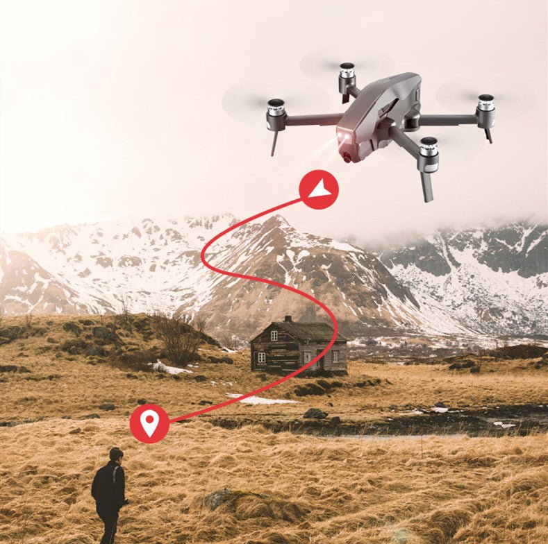 Drone pliable professionnel à GPS avec caméra HD grand angle 90° et batterie intelligente - IVOIRART.COM