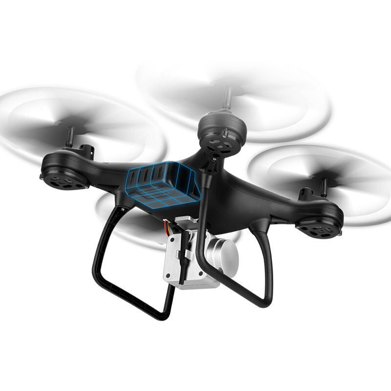 Drone quadricoptère intelligent noir avec caméra HD 4K/6K pour enfants - IVOIRART.COM