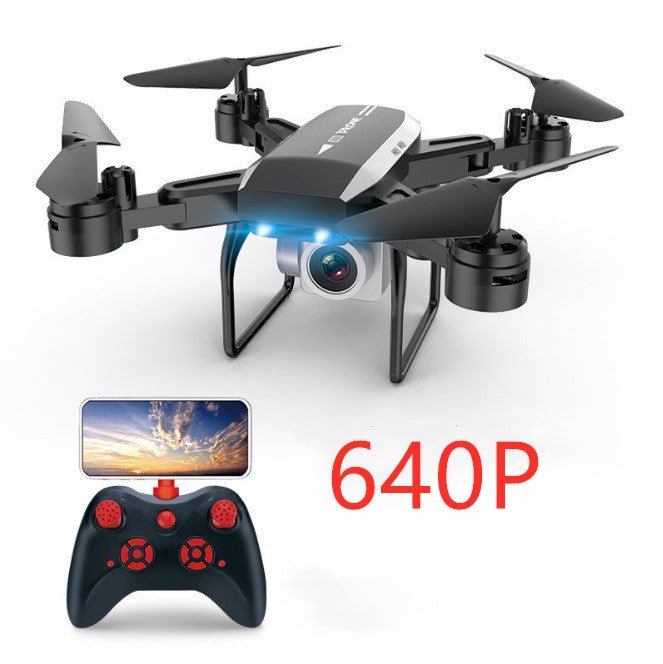 Drone Quadricoptère Pliable KY606D avec Caméra 4K, Contrôle WIFI et LED - IVOIRART.COM