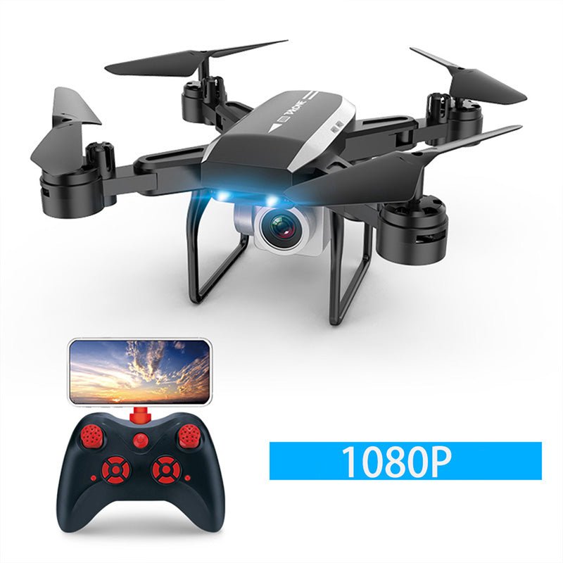 Drone Quadricoptère Pliable KY606D avec Caméra 4K, Contrôle WIFI et LED - IVOIRART.COM
