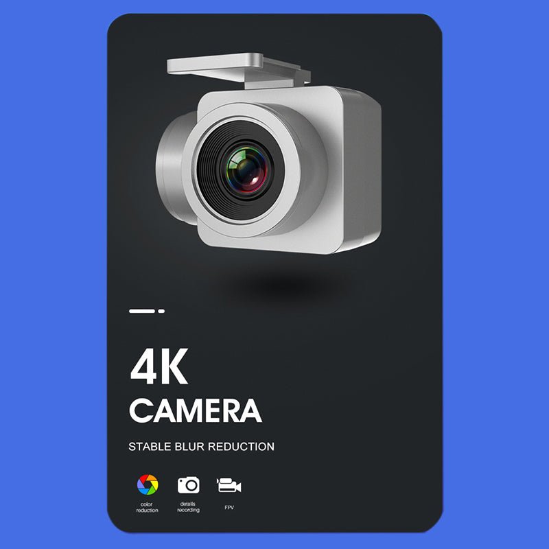 Drone Quadricoptère Pliable KY606D avec Caméra 4K, Contrôle WIFI et LED - IVOIRART.COM
