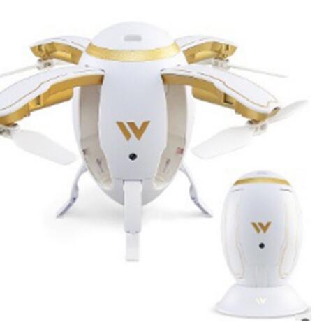 Drone Quadrirotor Sans Fil Transformable en Forme d’Œuf avec Capteur G et Télécommande Pliable W5 - IVOIRART.COM