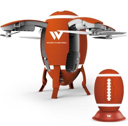 Drone Quadrirotor Sans Fil Transformable en Forme d’Œuf avec Capteur G et Télécommande Pliable W5 - IVOIRART.COM