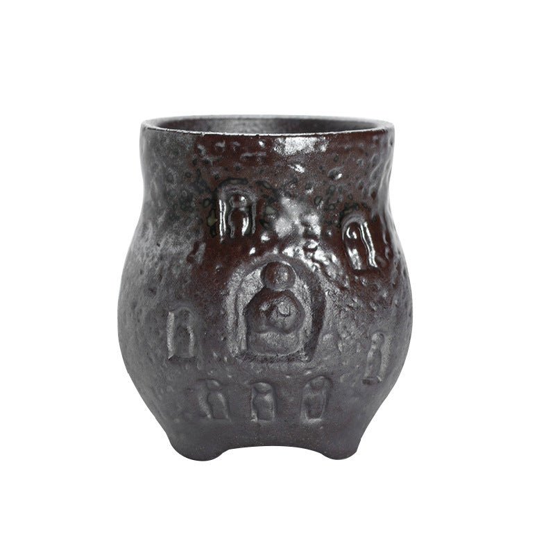 Dunhuang Cultural And Creative Chinese Retro Firewood Handmade Kung Fu Tea Cup - IVOIRART.COM