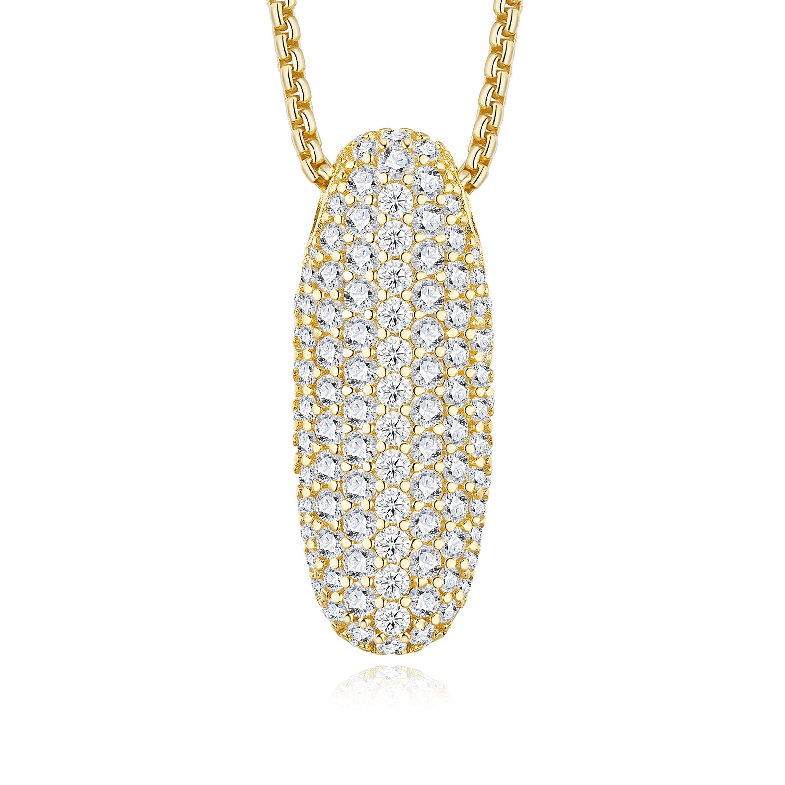 Collier Initiale en Lettres Bulles 10,58g Plaqué Or S925 pour Femmes, Pendentif Moissanite D Couleur VVS1 avec Certificat GRA, Coffret Cadeau Personnalisé Solide A-Z