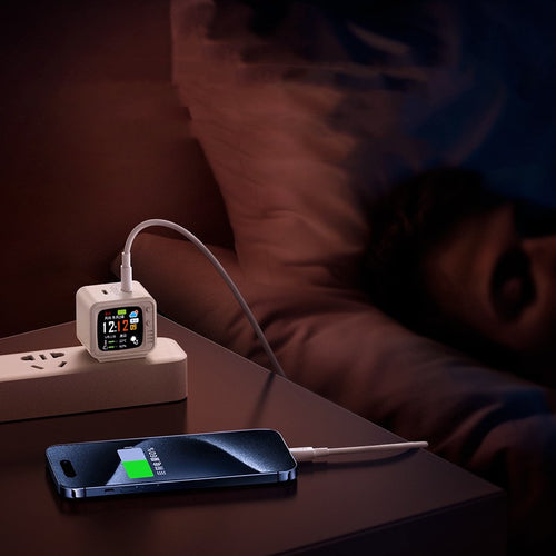 Adaptateur Chargeur Mobile Puissant à Haute Vitesse Type-C, 35W, Noir/Blanc