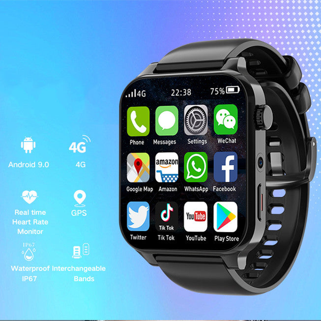 Montre Connectée Android Écran HD 2 Pouces Pour Jeux et Musique